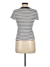 Old Navy Stripes Ivory Short Sleeve Turtleneck Size M - photo 2