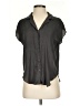 MIOU MUSE 100% Polyester Gray Short Sleeve Blouse Size S - photo 1