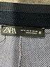 Zara Chevron-herringbone Gray Dress Pants Size XL - photo 7