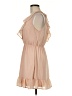 Monteau 100% Polyester Solid Tan Cocktail Dress Size M - photo 5