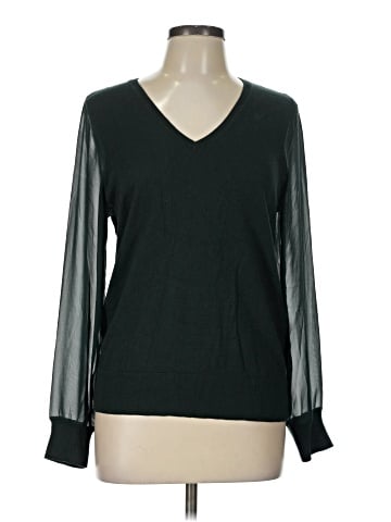 Ann Taylor Factory Long Sleeve Blouse (view 1)