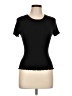 Splendid Black Short Sleeve Turtleneck Size L - photo 1