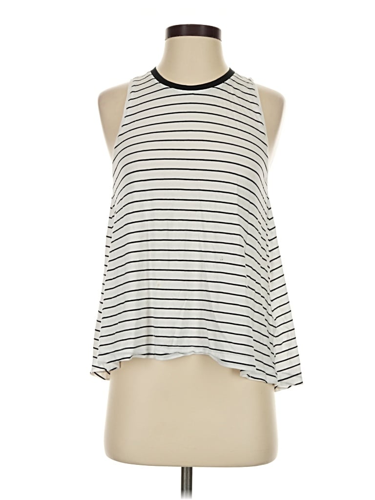 Pre-owned Club Monaco Sleeveless T-shirt In Ivory