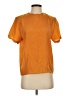 Sara Stephen 100% Polyester Orange Short Sleeve Blouse Size S - photo 1