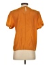 Sara Stephen 100% Polyester Orange Short Sleeve Blouse Size S - photo 2
