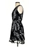 Nine West 100% Polyester Graphic Black Cocktail Dress Size S - photo 5
