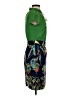 Tabitha 100% Polyester Tropical Green Casual Dress Size 0 - photo 4