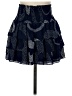Ramy Brook 100% Silk Polka Dots Blue Silk Skirt Size M - photo 1