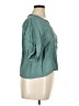 Unbranded Teal Short Sleeve Blouse Size XL - photo 4