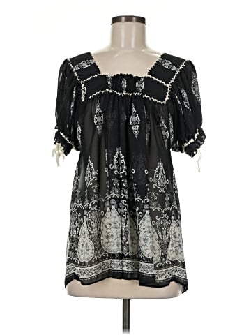Burlapp 3/4 Sleeve Blouse (view 1)