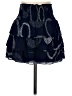 Ramy Brook 100% Silk Polka Dots Blue Silk Skirt Size M - photo 2