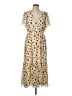 1.State 100% Polyester Floral Ivory Casual Dress Size L - photo 1