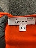 Louna 100% Rayon Solid Orange Romper Size XS - photo 4