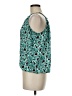 Ann Taylor LOFT Outlet 100% Polyester Teal Sleeveless Blouse Size Med Petite - photo 5