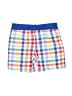 Nickelodeon Checkered-gingham Blue Board Shorts Size 0-3 mo - photo 2