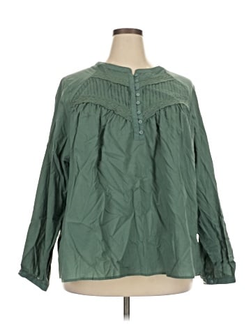 Torrid 3/4 Sleeve Blouse (view 1)