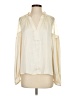 Current Air 100% Polyester Ivory Long Sleeve Blouse Size S - photo 1