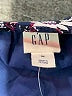 Gap 100% Polyester Floral Blue Black Casual Dress Size M - photo 7