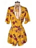 Trixxi Floral Yellow Romper Size S - photo 2