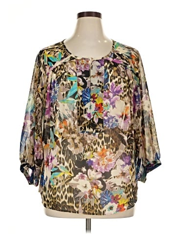 Jennifer Lopez 3/4 Sleeve Blouse (view 1)