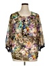 Jennifer Lopez 100% Polyester Gold 3/4 Sleeve Blouse Size 1X - photo 1