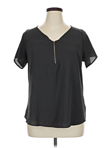 Tempted Hearts Short Sleeve Blouse (view 1)