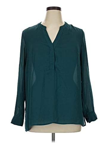 Rose + Olive 3/4 Sleeve Blouse (view 1)