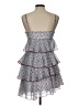 Therapy 100% Polyester Floral Gray Cocktail Dress Size 10 - photo 2