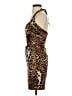 Cache Animal Print Brown Cocktail Dress Size 2 - photo 5