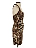 Cache Animal Print Brown Cocktail Dress Size 2 - photo 4