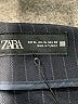 Zara Chevron-herringbone Black Dress Pants Size XL - photo 7