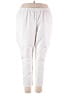 Denim 24/7 Solid White Casual Pants Size 28 Waist Petite - photo 1