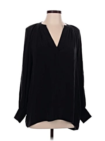 Antonio Melani Long Sleeve Silk Top (view 1)