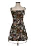 Shein Floral Brown Cocktail Dress Size 4 - photo 1