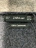 Zara 100% Cashmere Black Poncho Size M - photo 7