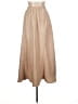 Unbranded Solid Tan Casual Skirt Size L (estimated) - photo 1