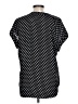 Cynthia Steffe 100% Polyester Polka Dots Black Short Sleeve Blouse Size L - photo 2