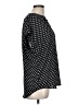 Cynthia Steffe 100% Polyester Polka Dots Black Short Sleeve Blouse Size L - photo 4