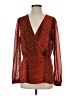 MICHAEL Michael Kors Red Long Sleeve Blouse Size S - photo 1