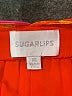 Sugarlips 100% Polyester Paisley Orange Romper Size XS - photo 4