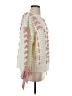 For Love & Lemons Hearts Ivory Pullover Sweater Size XS - photo 4