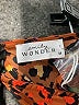 Emily Wonder 100% Polyester Animal Print Orange Short Sleeve Blouse Size M - photo 7
