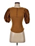 Ulla Johnson 100% Cotton Brown Short Sleeve Blouse Size S - photo 1