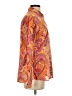 J. McLaughlin 100% Cotton Paisley Orange Long Sleeve Button-Down Shirt Size S - photo 4