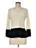 Banana Republic Color Block Ivory Pullover Sweater Size M - photo 1