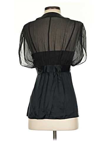 The Limited Short Sleeve Silk Top (view 2)