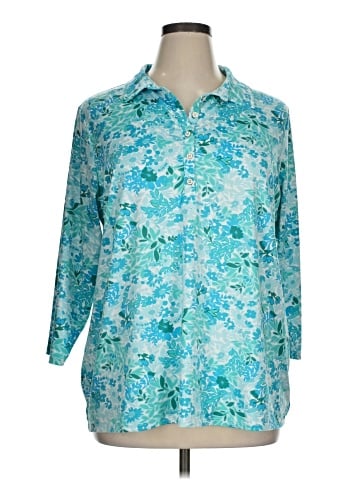 Croft & Barrow 3/4 Sleeve Blouse (view 1)