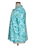 Croft & Barrow Floral Teal 3/4 Sleeve Blouse Size 1X - photo 5
