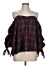 Do & Be 100% Polyester Red Burgundy 3/4 Sleeve Blouse Size L - photo 1