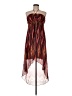 Valerie Bertinelli 100% Polyester Graphic Red Cocktail Dress Size 6 - photo 1